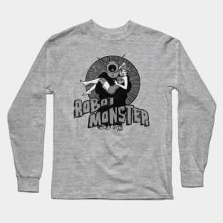 The Robot Monster in Love Long Sleeve T-Shirt